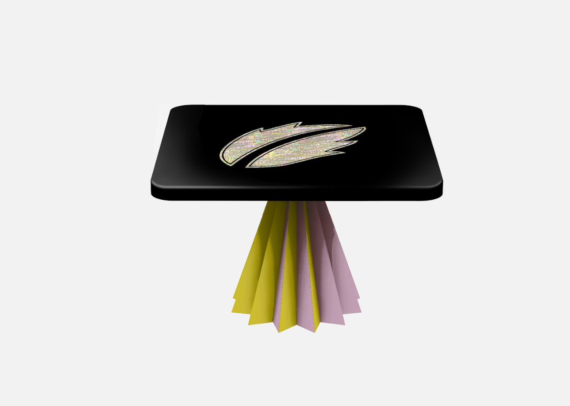 ▲ 알레산드로 멘디니: Foglia(잎) 테이블 ⓒ 두손갤러리